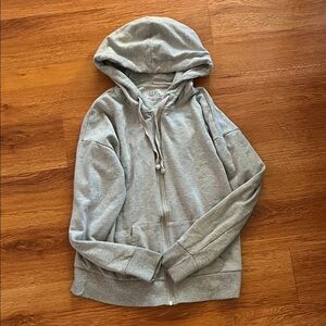 Time and Tru Men's Zip-Up Gray Hoodie